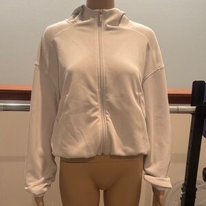 lululemon athletica Off-White Full-Zip Hoodie